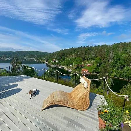 Semesterbostad Waterside With Boat Slips On The Oslofjord *
